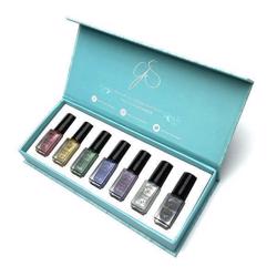 Stamping Polish Kit - HOLOgrafiske farver (7 farver)